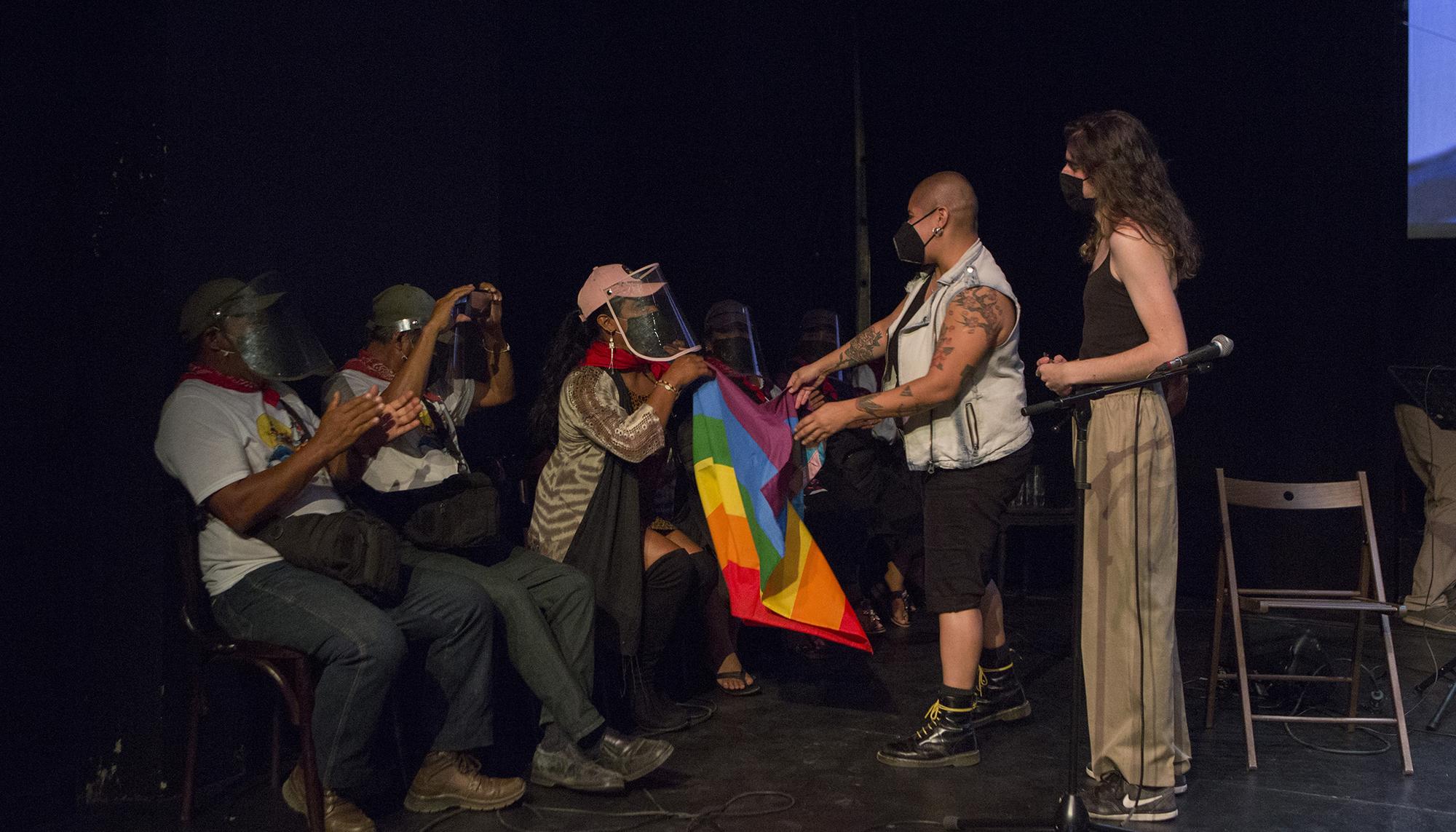 Bienvenida en Madrid al escuadrón 421 del EZLN - 7